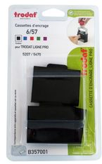 Trodat - 3 Encriers 6/57 recharges pour tampon 5207/5470 - noir