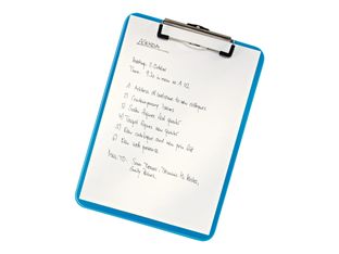 Leitz - Porte-bloc A4 - pour 80 feuilles - bleu métallisé