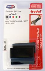 Trodat - 3 Encriers 6/9413 recharges pour tampon Mobile Printy 9413 - noir