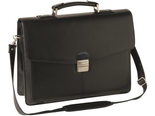 Oberthur Vancouver - Cartable rigide 2 compartiments - noir