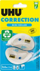 UHU - 2 Mini rollers de correction - 5mm x 6m