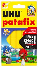 UHU Patafix Collector - 80 pastilles adhésives - jaune - non permanent