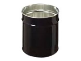 Pierre Henry - Corbeille à papier 12L - métal - noir