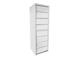 Meuble à clapets - 8 clapets - blanc