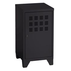 Casier de bureau avec pieds - 74 x 40 x 40 cm - noir