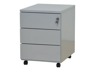 Caisson mobile - 3 tiroirs - gris - 56,7 x 54,1 x 41,8 cm