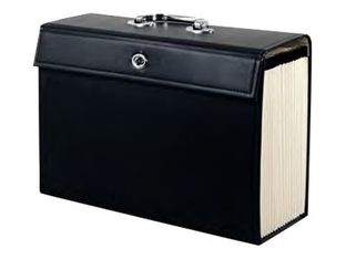 Pierre Henry VIP - Classeur ménager (valisette trieur) 20 onglets - noir