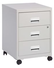 Caisson mobile - 3 tiroirs - gris