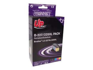 Pack  cartuchos compatibles  brother uprint  lc225/227