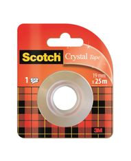 Scotch Crystal - Recharge Ruban adhésif - 19 mm x 25 m