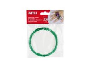 Apli - Kit artisanal de bijoux - 1.5 x 5 mm - vert - fil métallique