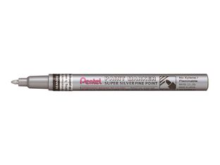 Pentel PAINT MARKER - Marqueur permanent - pointe fine - argent