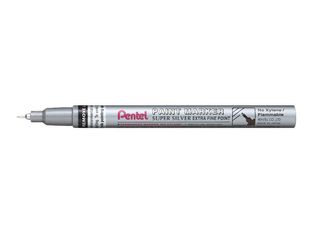 Pentel PAINT MARKER - Marqueur permanent - pointe extra fine - argent