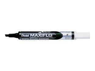 Pentel MAXIFLO - Marqueur effaçable - pointe biseau - noir