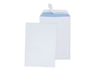 GPV ÉCONOMIQUE - Enveloppe - 176 x 250 mm - avec bande (auto-adhésif) - doublure de couleur - blanc - pack de 500