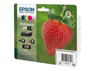 Epson 29XL Fraise - Pack de 4 - noir, cyan, magenta, jaune - cartouche d'encre originale