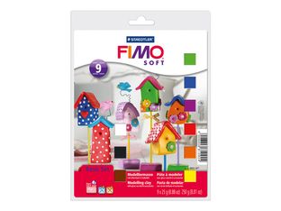 Pâte Fimo SOFT - Pack de 9 pains - coloris assortis