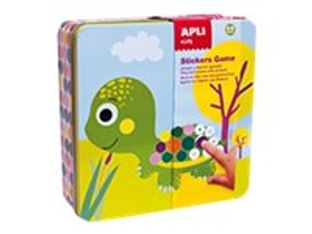 Apli - Jeu de gommettes tortue - kit de travaux créatifs