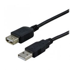 MCL Samar - Rallonge de câble USB 2.0 type A (M) vers USB 2.0 type A (F) - 3 m