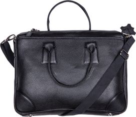 Quo Vadis - Sacoche cabas - Goya - Noir - 38x29x7 cm - Cuir pleine fleur de vachette - 2 compartiment(s) - Avec bandoulière et poignée