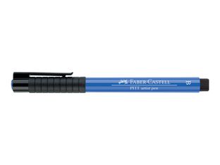 Faber-Castell PITT Artist Pen - Feutre pinceau à pointe souple - permanent - bleu cobalt - encre indienne