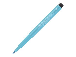 Faber-Castell PITT Artist Pen - Feutre pinceau à pointe souple - permanent - turquoise cobalt clair - encre indienne