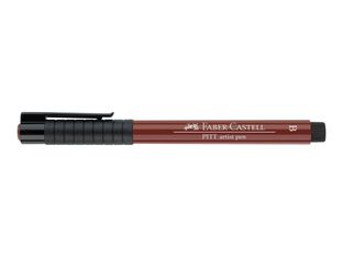 Faber-Castell PITT Artist Pen - Feutre pinceau à pointe souple - permanent - rouge indien - encre indienne