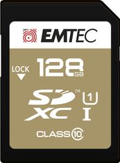 Emtec Elite Gold - carte mémoire 128 Go - Class 10 - SDXC UHS-I U1