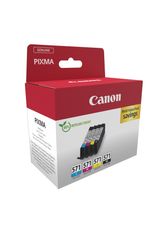 Canon CLI-571 - Pack de 4 - noir, cyan, magenta, jaune - cartouche d'encre originale