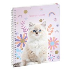 Cahier de textes spiralé Lovely - 17 x 22 cm - disponible dans différentes couleurs - Exacompta