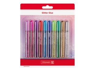 Glitter Glue - Colle pailletée - Boîte 10 couleurs - 9,5 ml