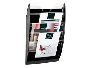 CEP ReCeption - Présentoir mural 5 compartiments - noir/cristal