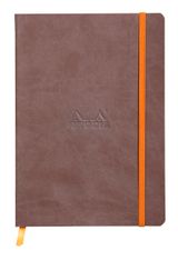 RHODIA Rhodiarama - Carnet souple A5 - 160 pages - ligné - chocolat