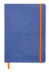 RHODIA Rhodiarama - Carnet souple A5 - 160 pages - ligné - bleu saphir