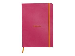 RHODIA Rhodiarama - Carnet souple A5 - 160 pages - ligné - framboise
