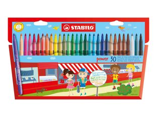 Stabilo power - 30 Feutres - couleurs assorties - 2 mm
