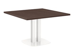 Table de réunion carrée XENON - L115 x H75 x P115 - Chêne royal