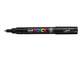 Uni POSCA PC- 1MC - 8 Marqueurs - non permanent - couleurs assorties - 0.7- 1 mm