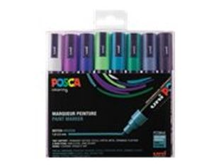 Posca - Pack de 8 marqueurs peinture - pointe moyenne