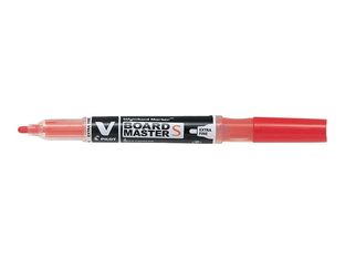 Pilot V BOARD MASTER S - Marqueur effaçable - pointe extra fine - rouge