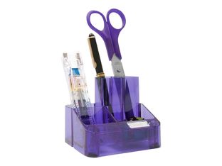 Rapesco - Pot à crayons violet transparent