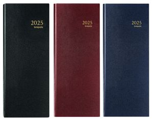 Agenda long Lima Saturnus - 1 jour par page - 12,8 x 33 cm - disponible dans différentes couleurs - Brepols