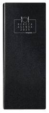 Agenda Horeca - 1 jour sur 2 pages - 14 x 32,5 cm - noir - Brepols