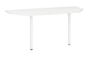 Extension demi-lune pour bureau SUNDAY - Blanc
