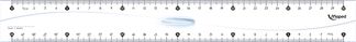 Maped Essentials - Règle triple décimètre 30 cm - transparente