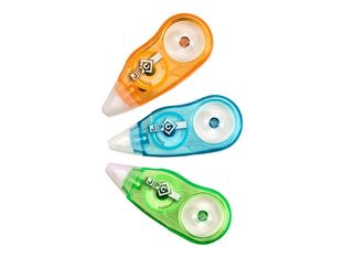 Wonday - 3 mini rollers de correction - 5 mm x 4 m - assortiment - bleu, vert, orange