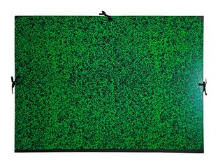 Exacompta - Carton à dessin - 52 x 72 cm - vert - fermeture par cordons