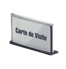 Plaque de signalisation Cinatur - Format carte de visite - Antracite