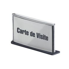 Plaque de signalisation Cinatur - Format carte de visite - Aluminium