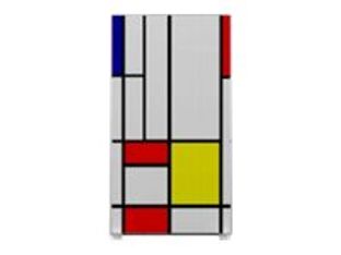 Cloison de séparation EASYSCREEN - L94 x H174 cm - mondrian